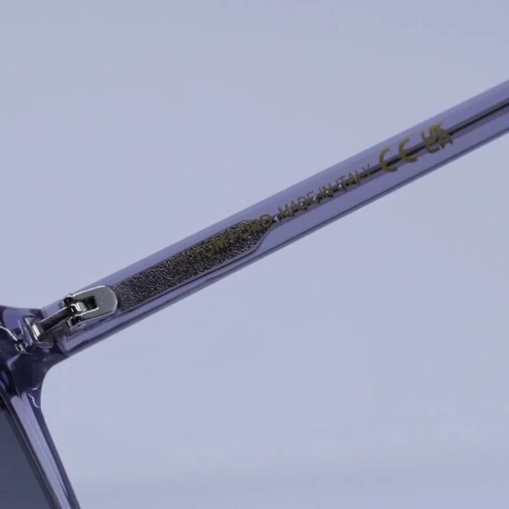 Tom Ford FT0971-K 20B Sunglasses Grey Square Frame, Smoke Gradient Lenses